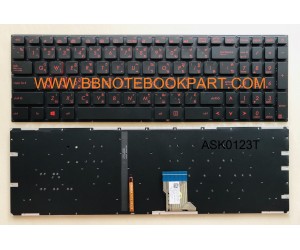 Asus Keyboard คีย์บอร์ด   ROG  GL702  GL702VT  GL702VM    GL502 GL502V GL502VT GL502VY   ภาษาไทย อังกฤษ